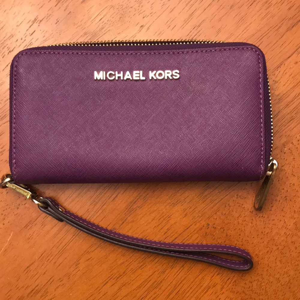 Purple Michael Kors Wallet